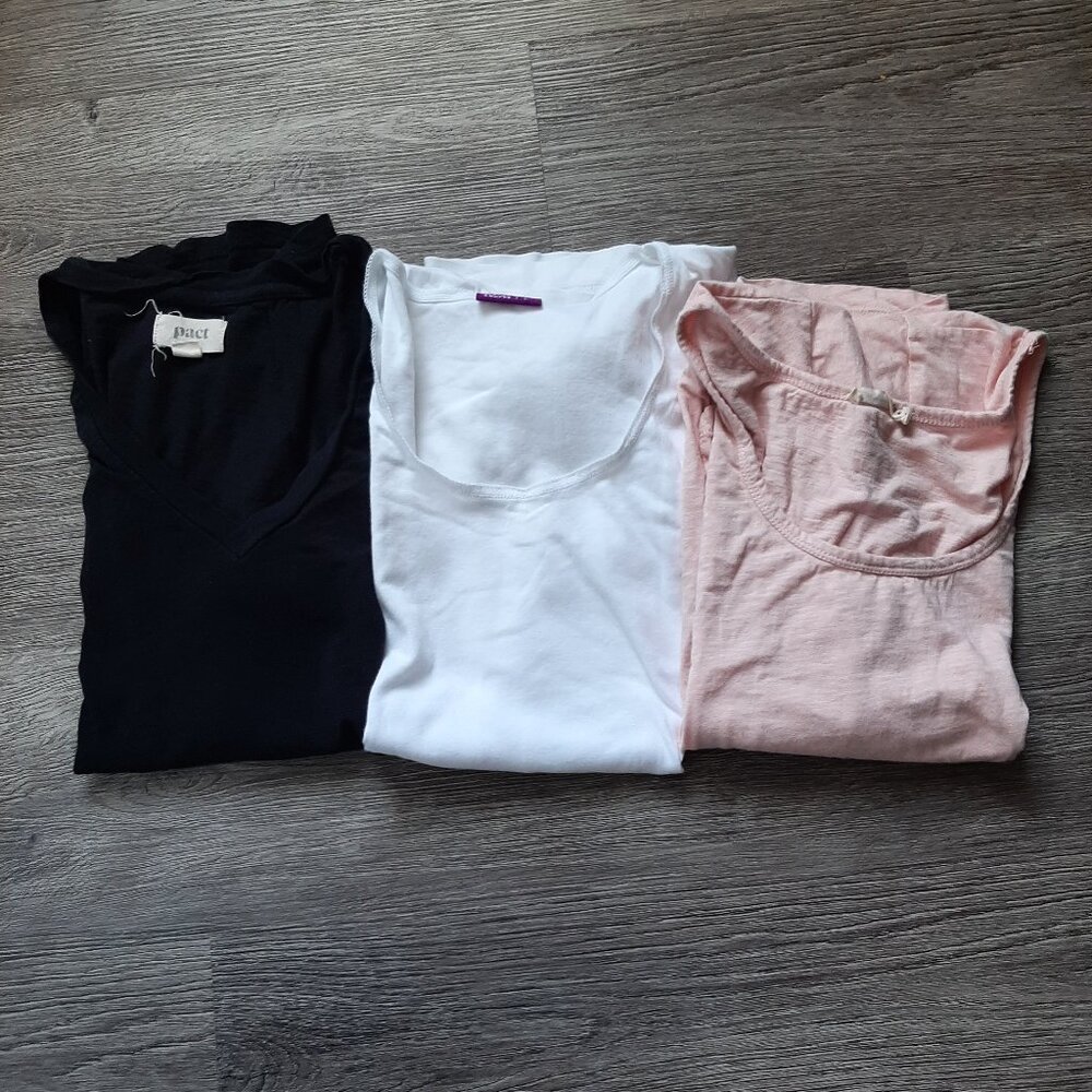 Organic cotton tee bundle